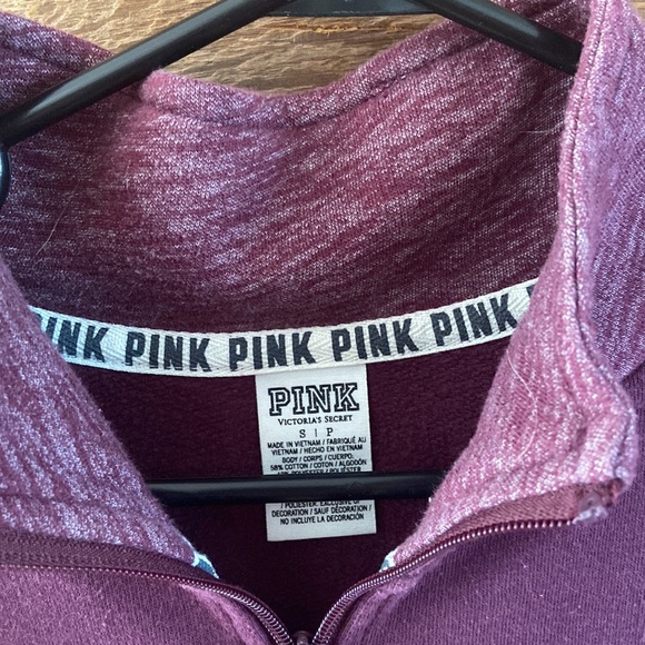 PINK half zip sweater - Picture 2 of 3